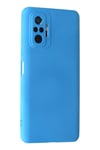 Mey İthalat®   Redmi Note 10 Pro Kılıf Nano içi Kadife Silikon - Mavi