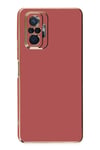 Mey İthalat®   Redmi Note 10 Pro Kılıf Volet Silikon - Kırmızı