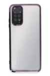 Mey İthalat®   Redmi Note 11 Kılıf  Lensli Silikon - Mor