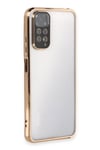 Mey İthalat®   Redmi Note 11 Kılıf  Lensli Silikon - Gold