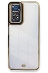 Mey İthalat®   Redmi Note 11 Kılıf Liva Lens Silikon - Siyah