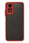 Mey İthalat®   Redmi Note 11 Kılıf Montreal Silikon Kapak - Kırmızı