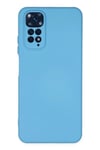 Mey İthalat®   Redmi Note 11 Kılıf Nano içi Kadife Silikon - Mavi