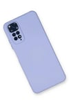 Mey İthalat®   Redmi Note 11 Kılıf Nano içi Kadife Silikon - Lila