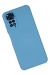 Mey İthalat®   Redmi Note 11 Kılıf Nano içi Kadife Silikon - Mavi