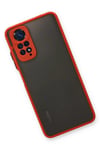 Mey İthalat®   Redmi Note 11 Pro Kılıf Montreal Silikon Kapak - Kırmızı