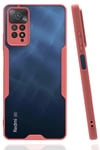 Mey İthalat®   Redmi Note 11 Pro Kılıf Platin Silikon - Pembe