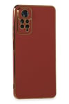 Mey İthalat®   Redmi Note 11 Pro Kılıf Volet Silikon - Kırmızı
