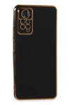 Mey İthalat®   Redmi Note 11 Pro Kılıf Volet Silikon - Siyah