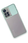 Mey İthalat®   Redmi Note 11 Pro Plus 5G Kılıf Palm Buzlu Kamera Sürgülü Silikon - Turkuaz