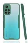Mey İthalat®   Redmi Note 11 Pro Plus 5G Kılıf Platin Silikon - Yeşil