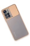 Mey İthalat®   Redmi Note 11 Pro Plus 5G Kılıf Palm Buzlu Kamera Sürgülü Silikon - Pembe