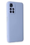 Mey İthalat®   Redmi Note 11T Kılıf Nano içi Kadife Silikon - Lila