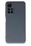 Mey İthalat®   Redmi Note 11T Kılıf Nano içi Kadife Silikon - Gri