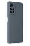 Mey İthalat®   Redmi Note 11T Kılıf Nano içi Kadife Silikon - Gri