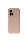 Mey İthalat®   Redmi Note 11T Kılıf Nano içi Kadife Silikon - Pudra