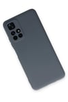 Mey İthalat®   Redmi Note 11T Kılıf Nano içi Kadife Silikon - Gri
