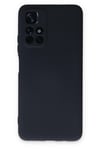 Mey İthalat®   Redmi Note 11T Kılıf Nano içi Kadife Silikon - Lacivert