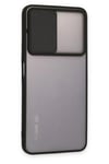Mey İthalat®   Redmi Note 11T Kılıf Palm Buzlu Kamera Sürgülü Silikon - Siyah