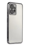 Mey İthalat®   Redmi Note 12 4G Kılıf  Lensli Silikon - Siyah