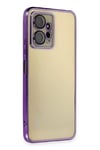 Mey İthalat®   Redmi Note 12 4G Kılıf  Lensli Silikon - Mor