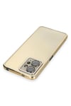 Mey İthalat®   Redmi Note 12 4G Kılıf  Lensli Silikon - Gold