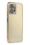 Mey İthalat®   Redmi Note 12 4G Kılıf  Lensli Silikon - Gold