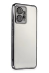 Mey İthalat®   Redmi Note 12 4G Kılıf  Lensli Silikon - Siyah