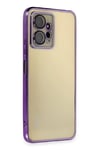 Mey İthalat®   Redmi Note 12 4G Kılıf  Lensli Silikon - Mor