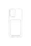 Mey İthalat®   Redmi Note 12 4G Kılıf Kart Şeffaf Silikon - Şeffaf