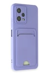 Mey İthalat®   Redmi Note 12 4G Kılıf Kelvin Kartvizitli Silikon - Lila