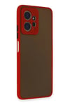 Mey İthalat®   Redmi Note 12 4G Kılıf Montreal Silikon Kapak - Kırmızı