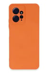 Mey İthalat®   Redmi Note 12 4G Kılıf Nano içi Kadife Silikon - Turuncu