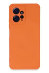 Mey İthalat®   Redmi Note 12 4G Kılıf Nano içi Kadife Silikon - Turuncu