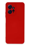 Mey İthalat®   Redmi Note 12 4G Kılıf Nano içi Kadife Silikon - Kırmızı