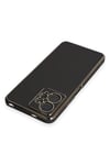 Mey İthalat®   Redmi Note 12 4G Kılıf Volet Silikon - Siyah