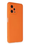 Mey İthalat®   Redmi Note 12 5G Kılıf Nano içi Kadife Silikon - Turuncu