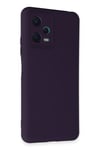 Mey İthalat®   Redmi Note 12 5G Kılıf Nano içi Kadife Silikon - Mor