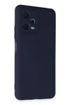 Mey İthalat®   Redmi Note 12 5G Kılıf Nano içi Kadife Silikon - Lacivert