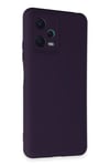 Mey İthalat®   Redmi Note 12 5G Kılıf Nano içi Kadife Silikon - Mor