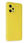 Mey İthalat®   Redmi Note 12 5G Kılıf Nano içi Kadife Silikon - Sarı