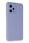 Mey İthalat®   Redmi Note 12 5G Kılıf Nano içi Kadife Silikon - Lila
