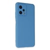 Mey İthalat®   Redmi Note 12 5G Kılıf Nano içi Kadife Silikon - Mavi