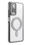 Mey İthalat®   Redmi Note 12 Pro 4G Joke Simli Magneticsafe Kılıf - Siyah