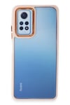 Mey İthalat®   Redmi Note 12 Pro 4G Kılıf Dora Kapak - Pudra