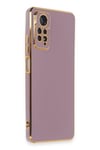 Mey İthalat®   Redmi Note 12 Pro 4G Kılıf Volet Silikon - Mor