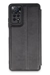 Mey İthalat®   Redmi Note 12 Pro 4G Kılıf Flip Cover - Siyah