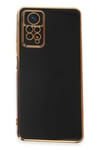 Mey İthalat®   Redmi Note 12 Pro 4G Kılıf Volet Silikon - Siyah