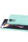 Mey İthalat®   Redmi Note 12 Pro 4G Regal Magsafe Standlı Kapak - Su Yeşili