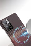 Mey İthalat®   Redmi Note 12 Pro 4G Vega Magsafe Kapak - Çöl Titanyum